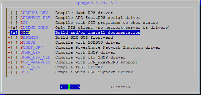 FreeBSD apcupsd port confi